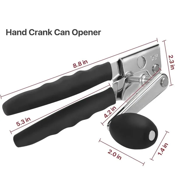 Commercial Can Opener Hand Crank Manual Heavy Duty Magnet