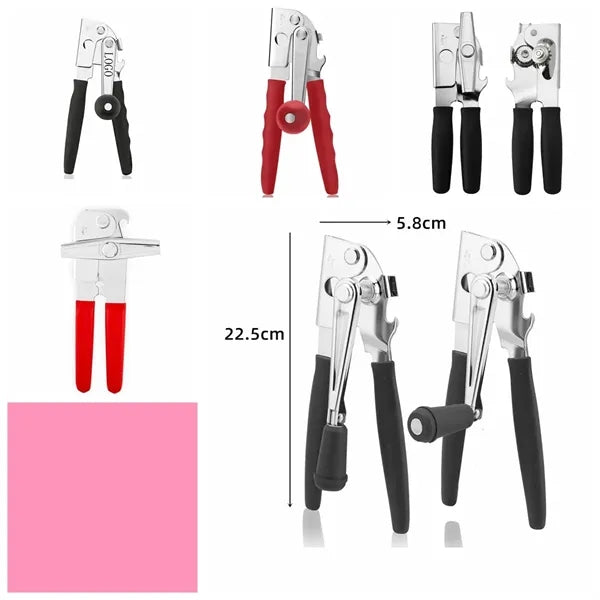 Commercial Can Opener Hand Crank Manual Heavy Duty Magnet