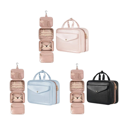Pink Travel Toiletry Hanging Bag for Women