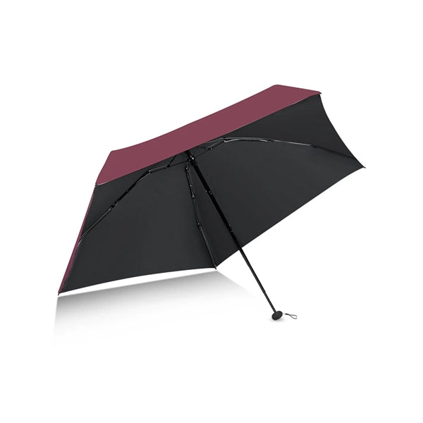 Mini Five-Fold Vinyl Folding Sun Umbrella