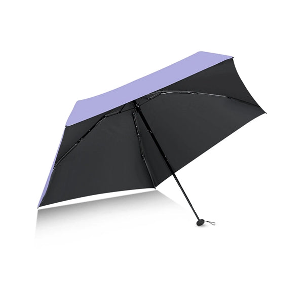 Mini Five-Fold Vinyl Folding Sun Umbrella