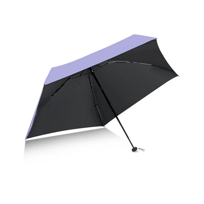Mini Five-Fold Vinyl Folding Sun Umbrella