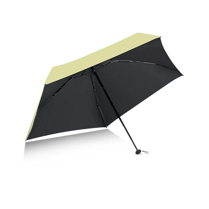 Mini Five-Fold Vinyl Folding Sun Umbrella