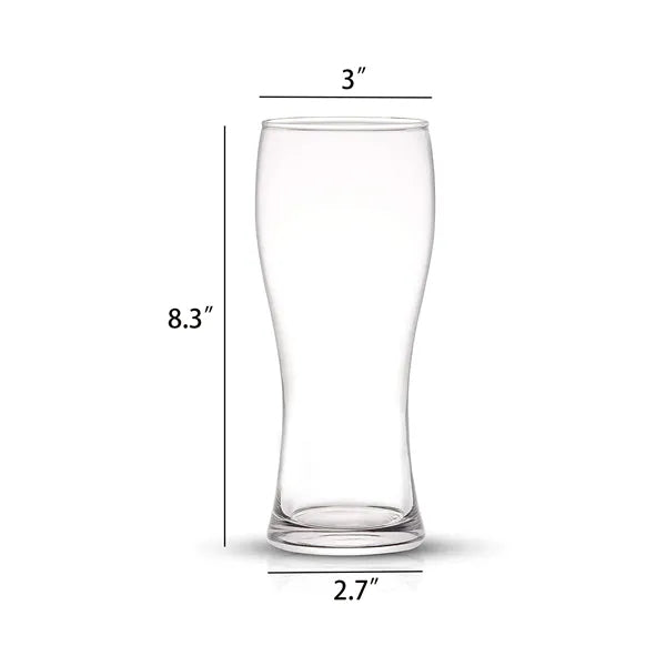 18.5oz Clear Glass beer Mug