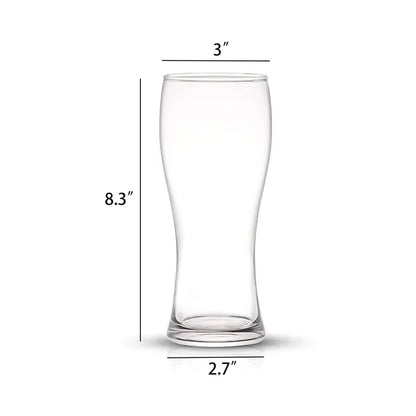 18.5oz Clear Glass beer Mug