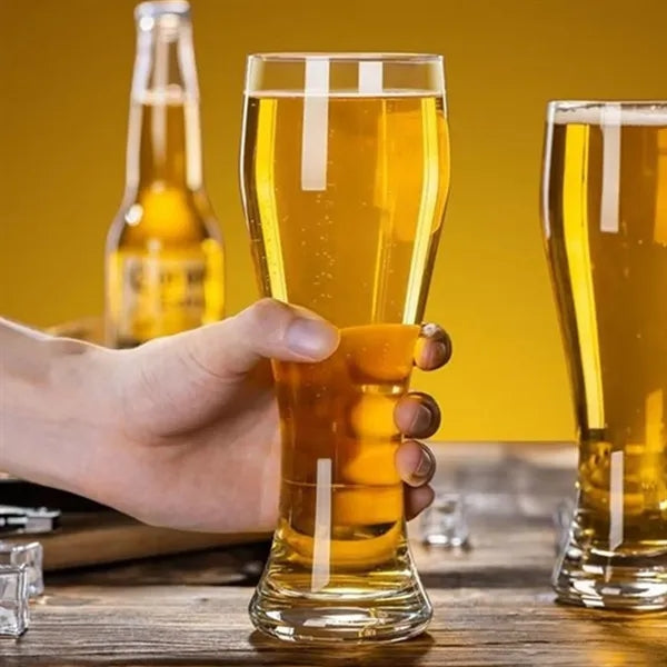 18.5oz Clear Glass beer Mug