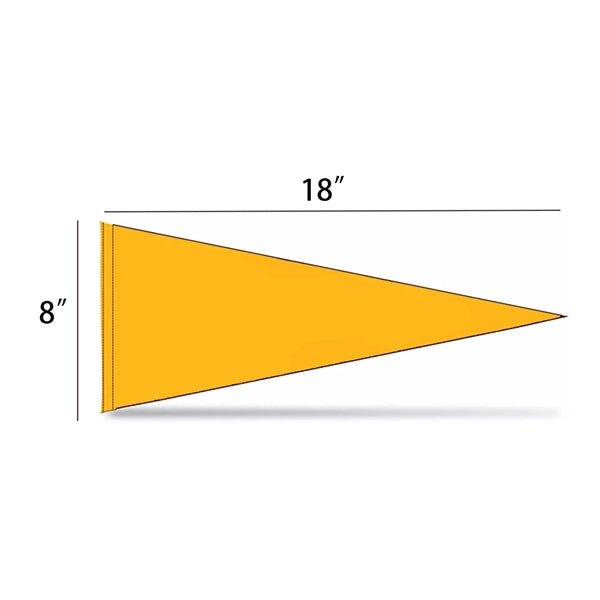 Sublimation Triangle Felt Flag Pennant