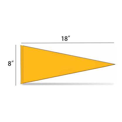 Sublimation Triangle Felt Flag Pennant
