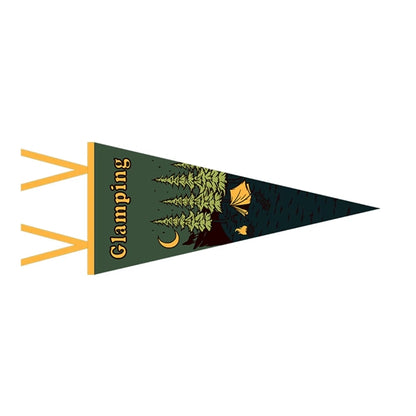 Sublimation Triangle Felt Flag Pennant