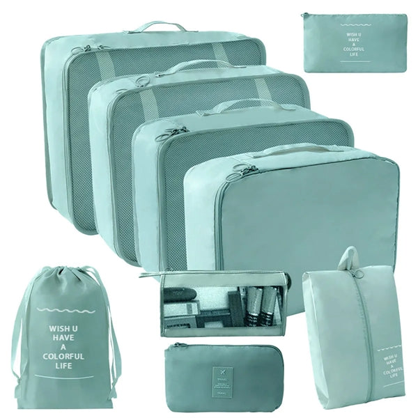 9 in 1 Packing Travel Organiser Bags
