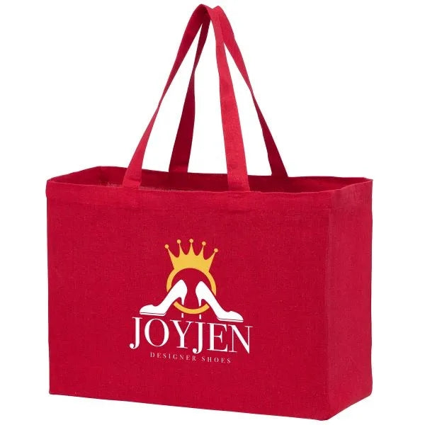 Recycled Cotton Canvas Tote Bag - Screen Print