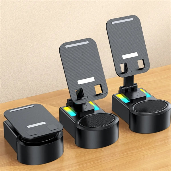 Portable Mobile Phone Holder Wireless Bluetooth Speaker Desk