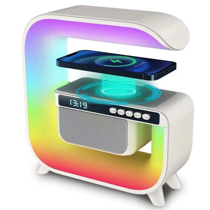 Portable Wireless Speaker with Phone Charger LED Lamp