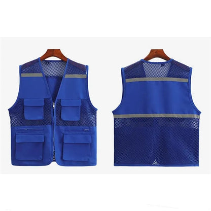 Reflective Safety Vest with Pouch