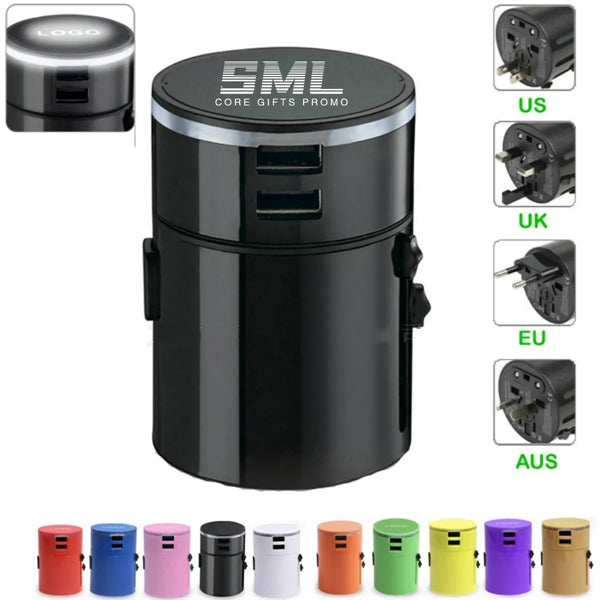 Worldwide All in One Universal Travel Wall Plug Adaptor