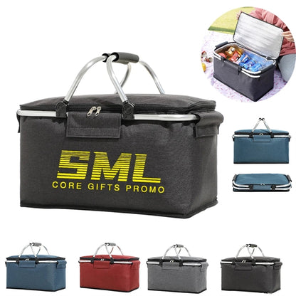 Insulated Cooler Picnic Basket
