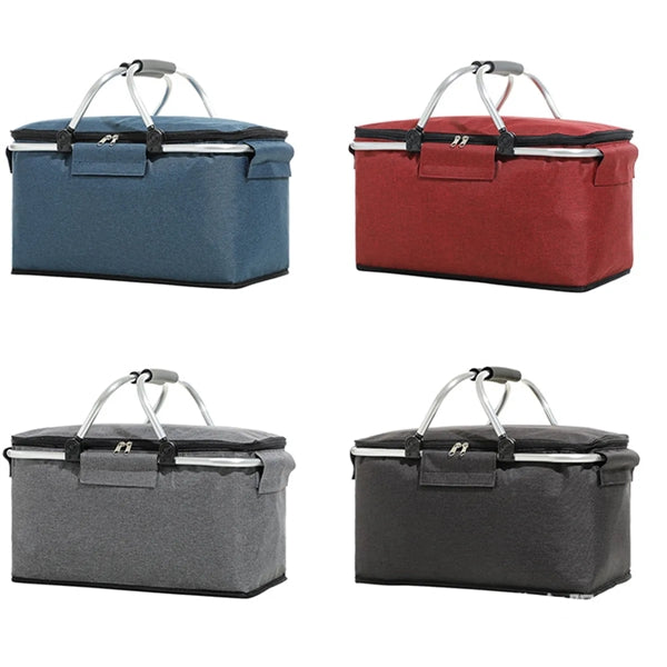 Insulated Cooler Picnic Basket
