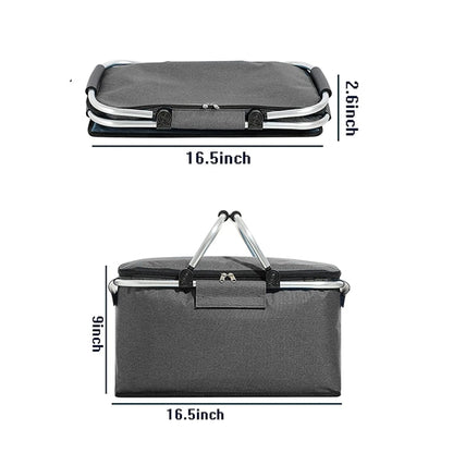 Insulated Cooler Picnic Basket