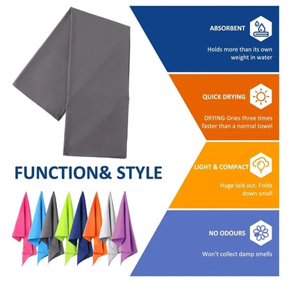 Microfiber Beach Towels with Carry Bag