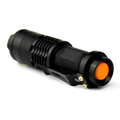 Mini LED 3-Mode Flashlight with Pen Clip