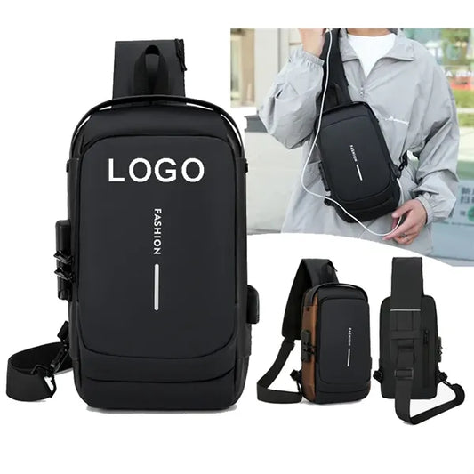 Waterproof Crossbody Sling Bag with Lock