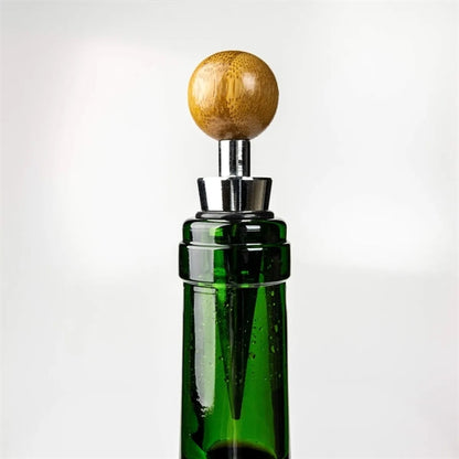 Portable Wine Accessory Kit In Bamboo Box