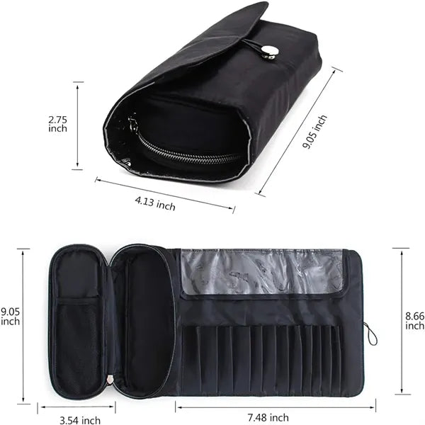 Portable Makeup Brush Storage Bag