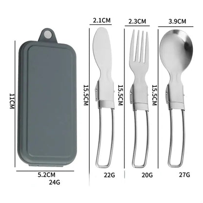 Travel Stainless Steel Cutlery Set