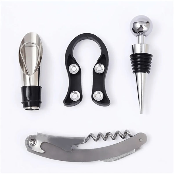 Wine Bottle Opener Set In Barrel