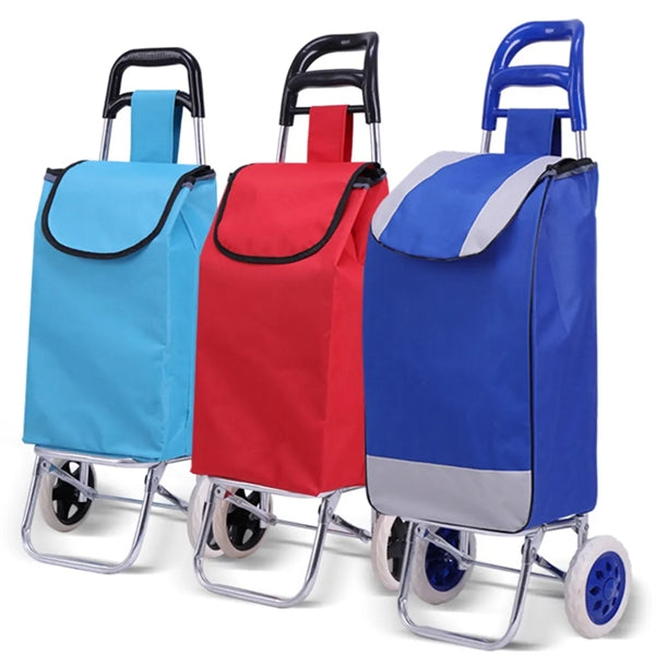 Collapsible Trolley Shopping Cart Bag with Wheels.