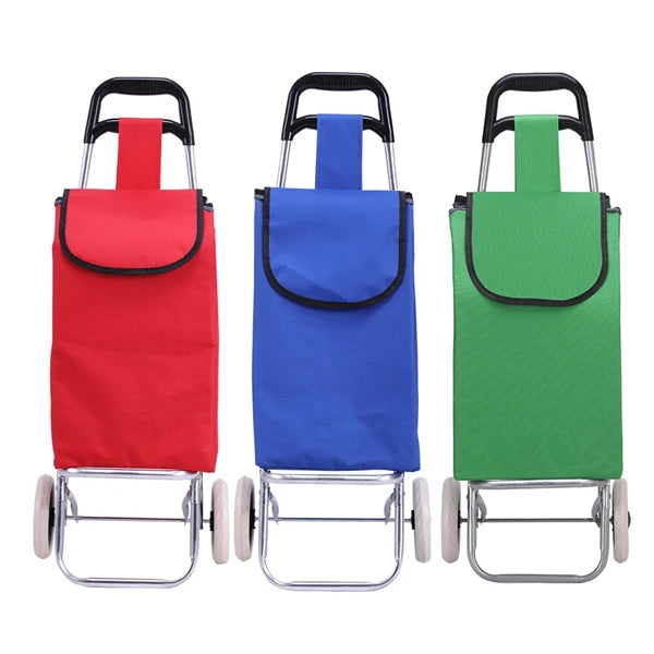 Collapsible Trolley Shopping Cart Bag with Wheels.