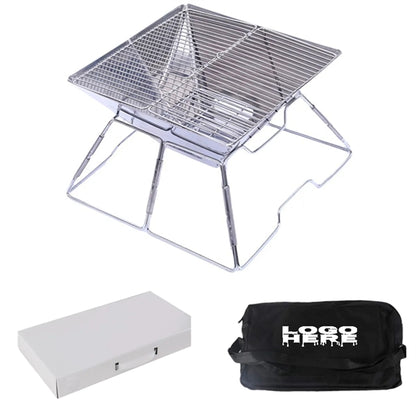 Foldable Stainless Steel Charcoal Bbq Grill