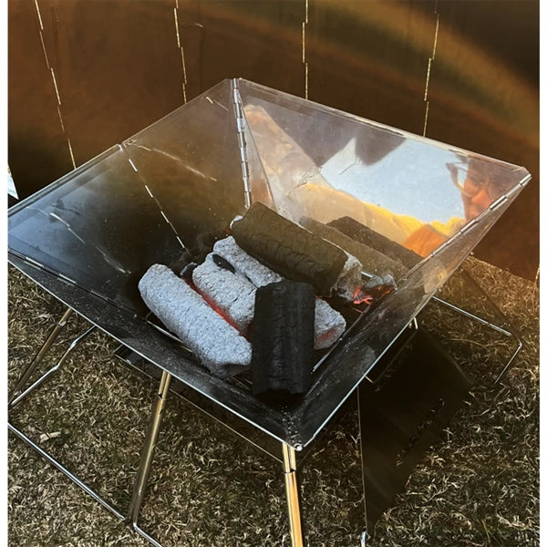 Foldable Stainless Steel Charcoal Bbq Grill