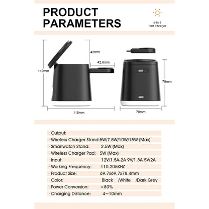 6 In 1 Wireless Charging Stations