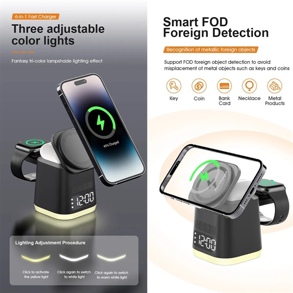 6 In 1 Wireless Charging Stations