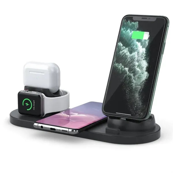 3 In 1 Wireless Charging Station with Phone Stand