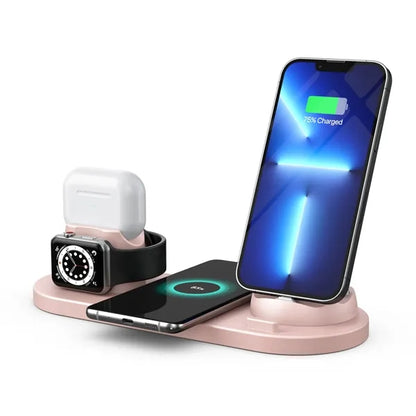 3 In 1 Wireless Charging Station with Phone Stand