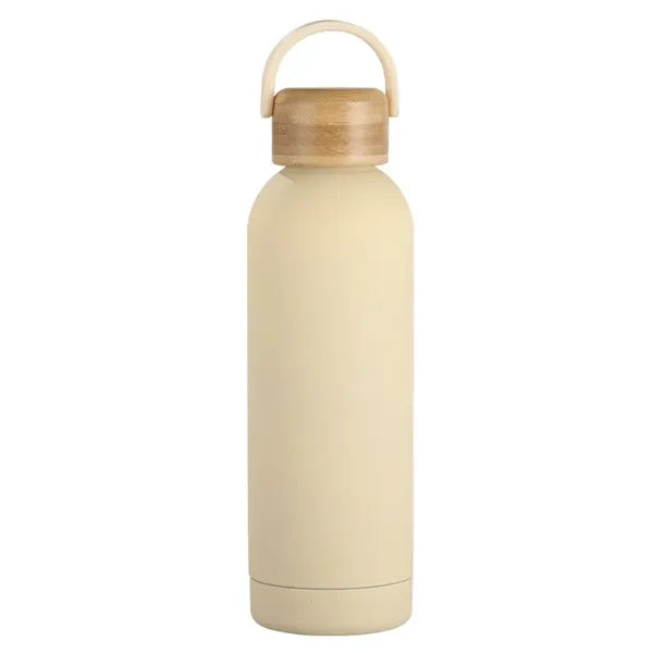 Stainless Steel Bottle with Bamboo Lid