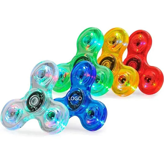 LED Light Up Figer Fidget Spinners for Kids And Adult