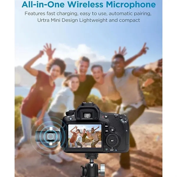 3 in 1 Wireless Lavalier Microphones