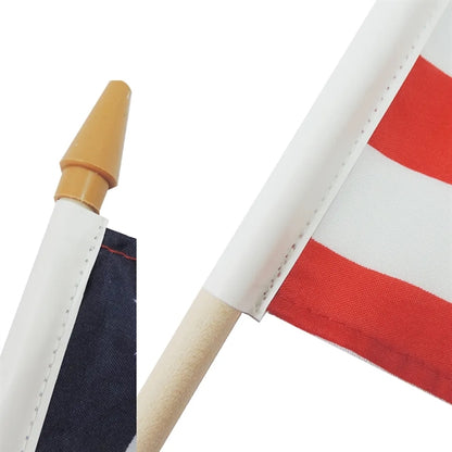 11 4/5 " x 17 7/10 " Custom Polyester Hand Waving Flag