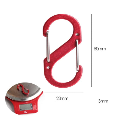 8 Character Aluminum Alloy Mountaineering Buckle