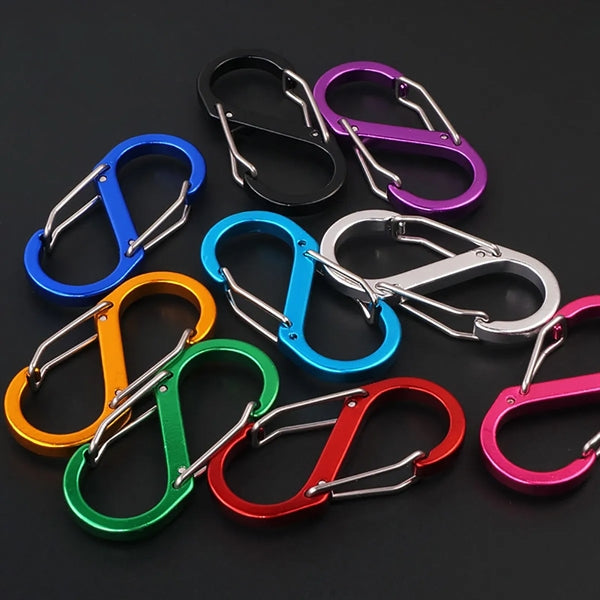 8 Character Aluminum Alloy Mountaineering Buckle