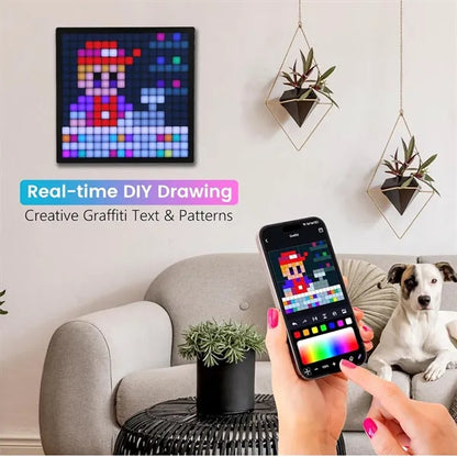 16x16 LED Pixel Art Digital Picture Frame