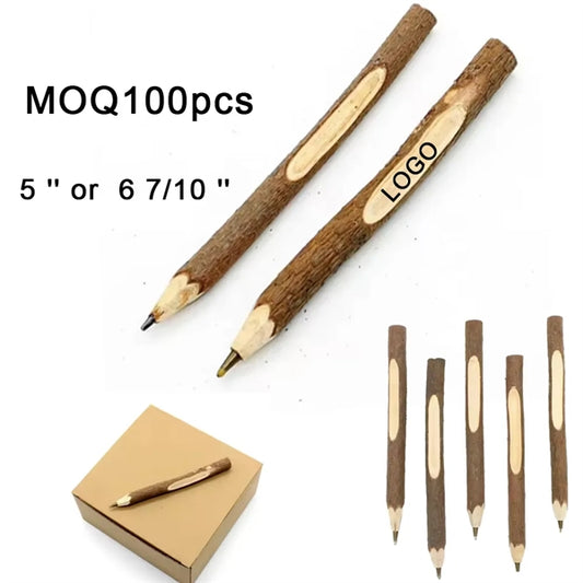 5''  Natural Branch Rollerball Wood Pen