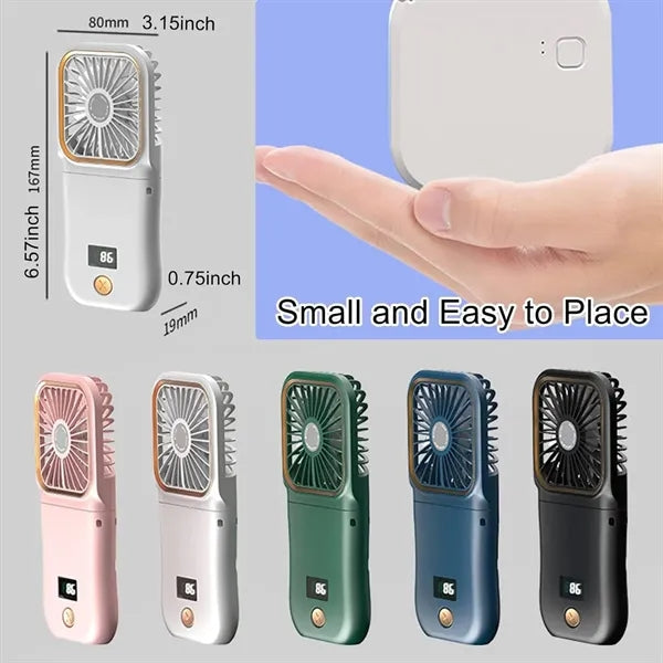 Foldable Neck Hanging Small USB Fan