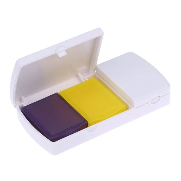 Pill Box with Medicine Cutter