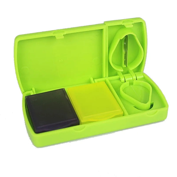 Pill Box with Medicine Cutter