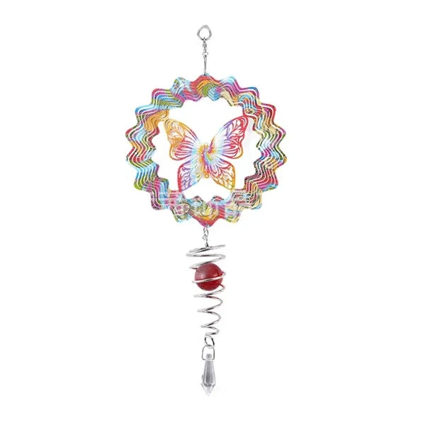 Stainless Steel Hanging Wind Spinner