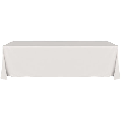 8' Knit Polyester Custom Throw Style Table Cover